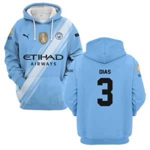 Ruben Dias Manchester City Hoodie  For Fan Ruben Dias HVN1102RD070125HOD