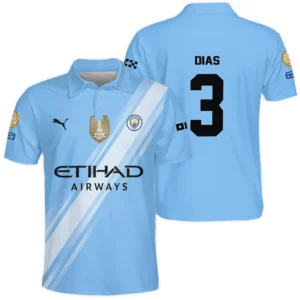 Ruben Dias Manchester City Polo Shirt  For Fan Ruben Dias HVN1102RD070125POS