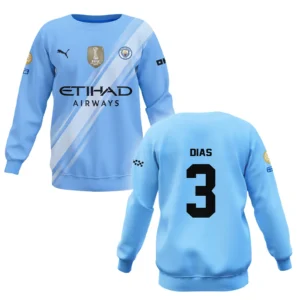 Ruben Dias Manchester City Sweatshirt  For Fan Ruben Dias HVN1102RD070125SW