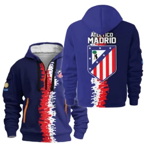 Atletico Madrid Hoodie Half Zipper Club World Cup 2025 For Fan Atletico Madrid HVN1103AM070225HODZ