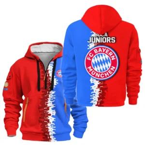 Bayern Munich Hoodie Half Zipper Club World Cup 2025 For Fan Bayern Munich HVN1103BM070225HODZ