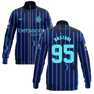 Alessandro Bastoni Internazionale Milano Stand Collar Jacket  For Fan Alessandro Bastoni HVN1104AB070225SCJ