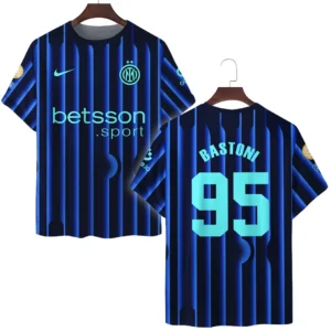 Alessandro Bastoni Internazionale Milano T-Shirt  For Fan Alessandro Bastoni HVN1104AB070225TS3D