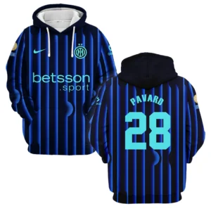 Benjamin Pavard Internazionale Milano Hoodie  For Fan Benjamin Pavard HVN1104BP070225HOD