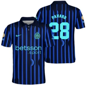 Benjamin Pavard Internazionale Milano Polo Shirt  For Fan Benjamin Pavard HVN1104BP070225POS