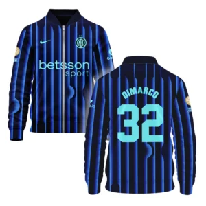 Federico Dimarco Internazionale Milano Bomber Jacket  For Fan Federico Dimarco HVN1104FD070225BOB