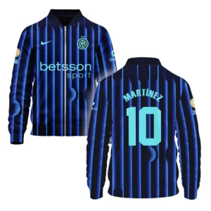 Lautaro MartÃ­nez Internazionale Milano Bomber Jacket  For Fan Lautaro MartÃ­nez HVN1104LM070225BOB