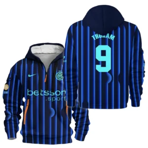Marcus Thuram Internazionale Milano Hoodie Half Zipper  For Fan Marcus Thuram HVN1104MT070225HODZ