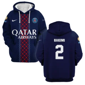 Achraf Hakimi Paris Saint-Germain Hoodie  For Fan Achraf Hakimi HVN1105AH070225HOD