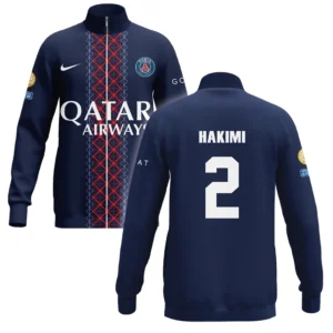 Achraf Hakimi Paris Saint-Germain Stand Collar Jacket  For Fan Achraf Hakimi HVN1105AH070225SCJ