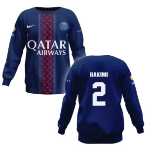 Achraf Hakimi Paris Saint-Germain Sweatshirt  For Fan Achraf Hakimi HVN1105AH070225SW