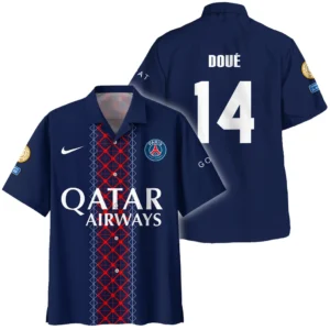 Desire Doue Paris Saint-Germain Hawaiian shirt  For Fan Desire Doue HVN1105DD070225HAW
