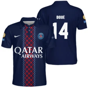 Desire Doue Paris Saint-Germain Polo Shirt  For Fan Desire Doue HVN1105DD070225POS