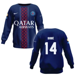 Desire Doue Paris Saint-Germain Sweatshirt  For Fan Desire Doue HVN1105DD070225SW