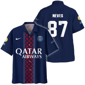 Joao Neves Paris Saint-Germain Hawaiian shirt  For Fan Joao Neves HVN1105JN070225HAW