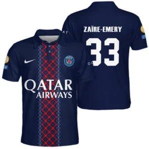 Warren Zaire-Emery Paris Saint-Germain Polo Shirt  For Fan Warren Zaire-Emery HVN1105WZE070225POS
