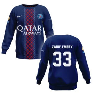 Warren Zaire-Emery Paris Saint-Germain Sweatshirt  For Fan Warren Zaire-Emery HVN1105WZE070225SW