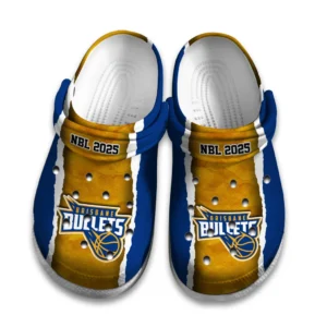 Brisbane Bullets Crocs NBL 2025 For Fan Brisbane Bullets HVN1124BB071425CRO