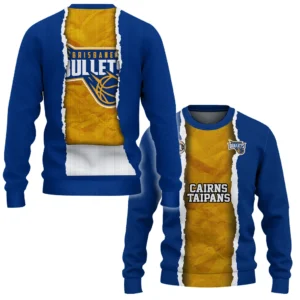 Brisbane Bullets Sweatshirt NBL 2025 For Fan Brisbane Bullets HVN1124BB071425SW