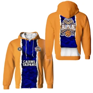 Cairns Taipans Zipper Hoodie NBL 2025 For Fan Cairns Taipans HVN1124CT071425ZHD