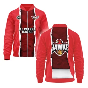 Illawarra Hawks Bomber Jacket NBL 2025 For Fan Illawarra Hawks HVN1124IH071425BOB