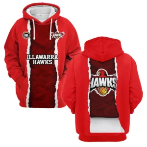 Illawarra Hawks Hoodie NBL 2025 For Fan Illawarra Hawks HVN1124IH071425HOD