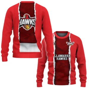 Illawarra Hawks Sweatshirt NBL 2025 For Fan Illawarra Hawks HVN1124IH071425SW