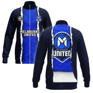 Melbourne United Stand Collar Jacket NBL 2025 For Fan Melbourne United HVN1124MU071425SCJ