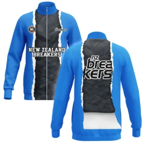 New Zealand Breakers Stand Collar Jacket NBL 2025 For Fan New Zealand Breakers HVN1124NB071425SCJ