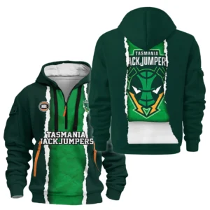 Tasmania JackJumpers Hoodie Half Zipper NBL 2025 For Fan Tasmania JackJumpers HVN1124TJ071425HODZ