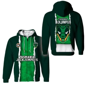 Tasmania JackJumpers Zipper Hoodie NBL 2025 For Fan Tasmania JackJumpers HVN1124TJ071425ZHD
