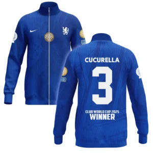 Marc Cucurella Chelsea Stand Collar Jacket  Club World Cup 2025 Champions For Fan Marc Cucurella HVN1129MA071425SCJ