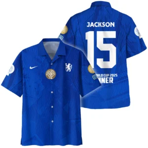 Nicolas Jackson Chelsea Hawaiian shirt  Club World Cup 2025 Champions For Fan Nicolas Jackson HVN1129NJ071425HAW