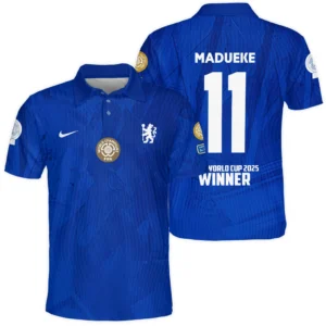 Noni Madueke Chelsea Polo Shirt  Club World Cup 2025 Champions For Fan Noni Madueke HVN1129NM071425POS