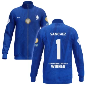 Robert Sanchez Chelsea Stand Collar Jacket  Club World Cup 2025 Champions For Fan Robert Sanchez HVN1129RS071425SCJ
