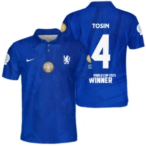 Tosin Adarabioyo Chelsea Polo Shirt  Club World Cup 2025 Champions For Fan Tosin Adarabioyo HVN1129TA071425POS