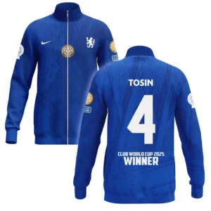 Tosin Adarabioyo Chelsea Stand Collar Jacket  Club World Cup 2025 Champions For Fan Tosin Adarabioyo HVN1129TA071425SCJ