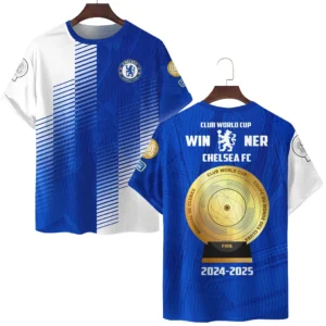 Chelsea T-Shirt Club World Cup 2025 Champions For Fan Chelsea HVN11301130071425TS3D