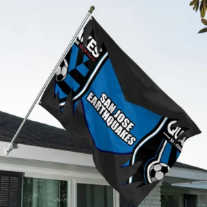 San Jose Earthquakes Flags  MLS 2025 For Fan San Jose Earthquakes HVN1188SJE073125FL