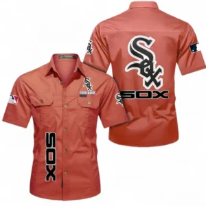 Chicago White Sox Fans Gift Short Sleeved Shirt, All Over Print Short Sleeved Shirt For Sport Fan, Custom Name MLB140072325465-Red