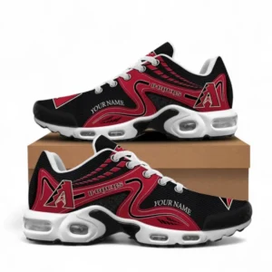 Arizona Diamondbacks Fans Gift TN Shoes, All Over Print TN Shoes For Sport Fan, Custom Name MLB144072325017