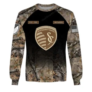 Sporting Kansas City Sweatshirt , All Over Print Sweatshirt  Sporting Kansas City MLS04742052