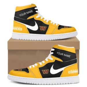 Washington Commanders Fans Gift Air Jordan 1 High, All Over Print Air Jordan 1 High For Sport Fan, Custom Name NFL134072225129