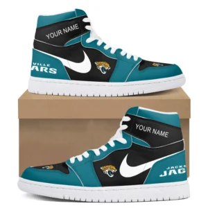 Jacksonville Jaguars Fans Gift Air Jordan 1 High, All Over Print Air Jordan 1 High For Sport Fan, Custom Name NFL1340722148
