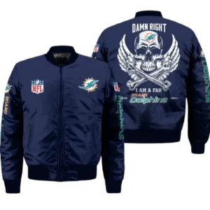 Miami Dolphins Fans Gift Bomber Jacket, All Over Print Bomber Jacket For Sport Fan NFL136072425154