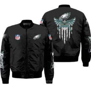 Philadelphia Eagles Fans Gift Bomber Jacket, All Over Print Bomber Jacket For Sport Fan NFL136072425226