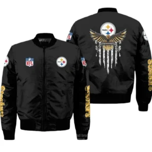 Pittsburgh Steelers Fans Gift Bomber Jacket, All Over Print Bomber Jacket For Sport Fan NFL136072425229