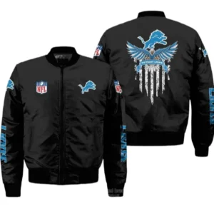 Detroit Lions Fans Gift Bomber Jacket, All Over Print Bomber Jacket For Sport Fan NFL136072425243