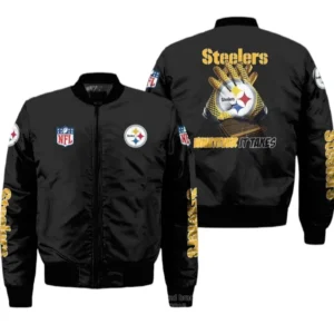 Pittsburgh Steelers Fans Gift Bomber Jacket, All Over Print Bomber Jacket For Sport Fan NFL136072425267