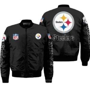 Pittsburgh Steelers Fans Gift Bomber Jacket, All Over Print Bomber Jacket For Sport Fan NFL136072425274
